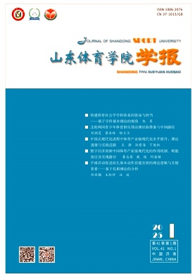 山東體育學院學報封面