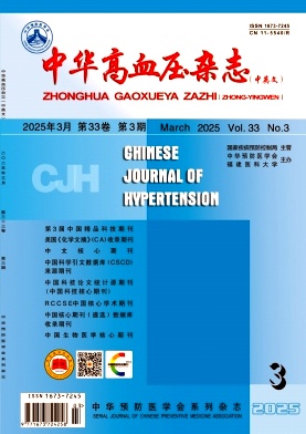 中華高血壓雜志(中英文)封面