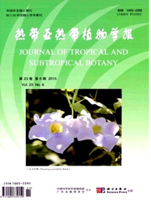 熱帶亞熱帶植物學報投稿論文目錄