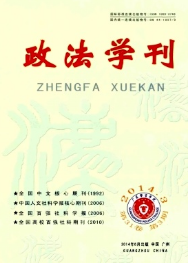 政法學刊論文收錄表