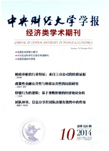 中央財經大學學報雜志發表論文