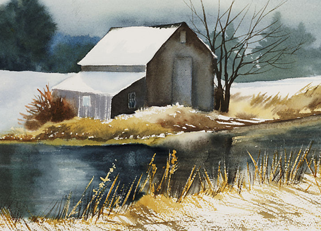 水彩畫的應用藝術形式