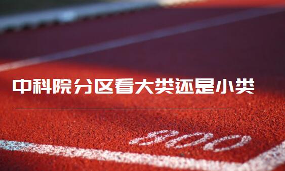 中科院分區看大類還是小類