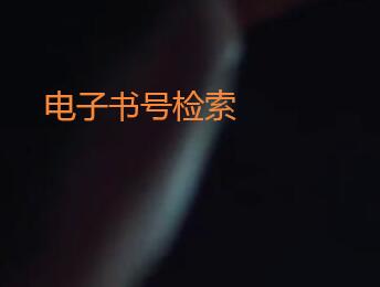 電子書號出版的書能不能公開檢索