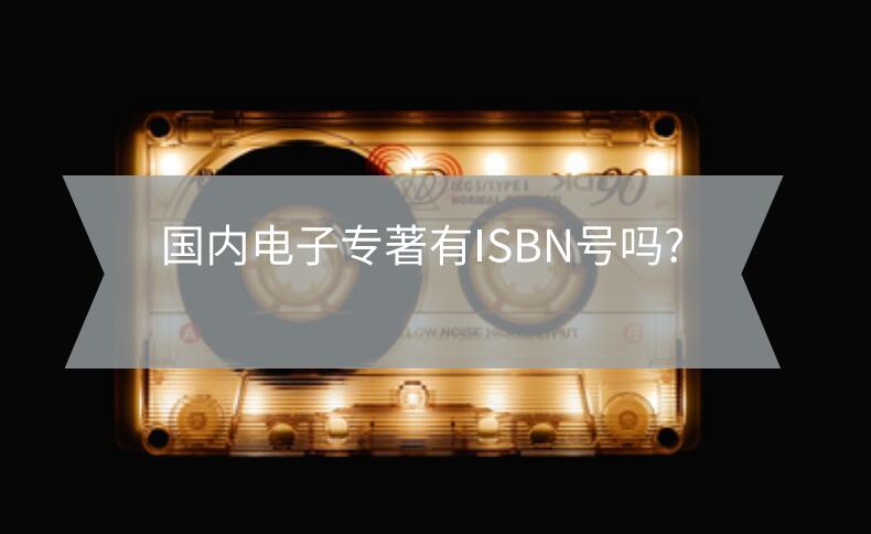國內電子專著有ISBN號嗎?
