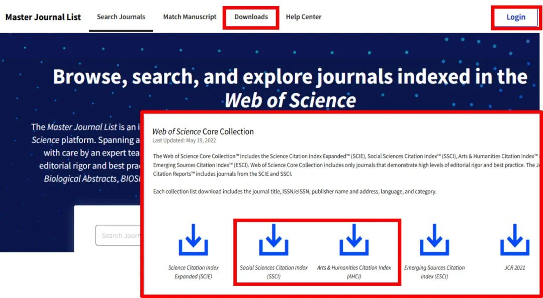 國際期刊查詢入口