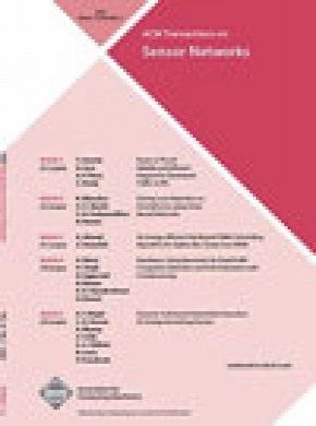 ACM Transactions on SensorNetworks
