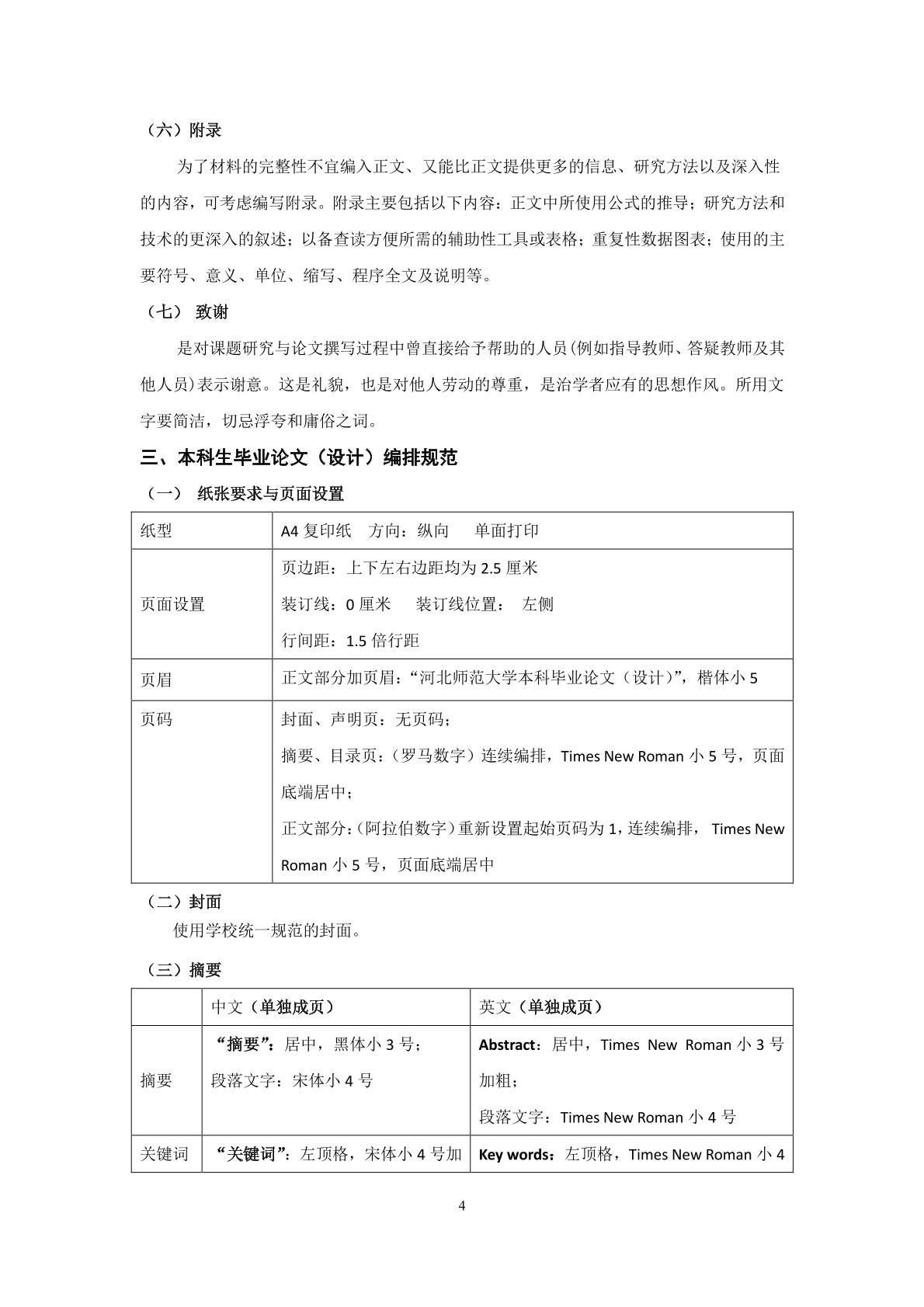 畢業(yè)論文格式