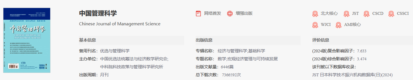 中國管理科學(xué)