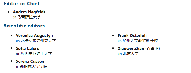 Journal of Materials Chemistry C期刊主編信息